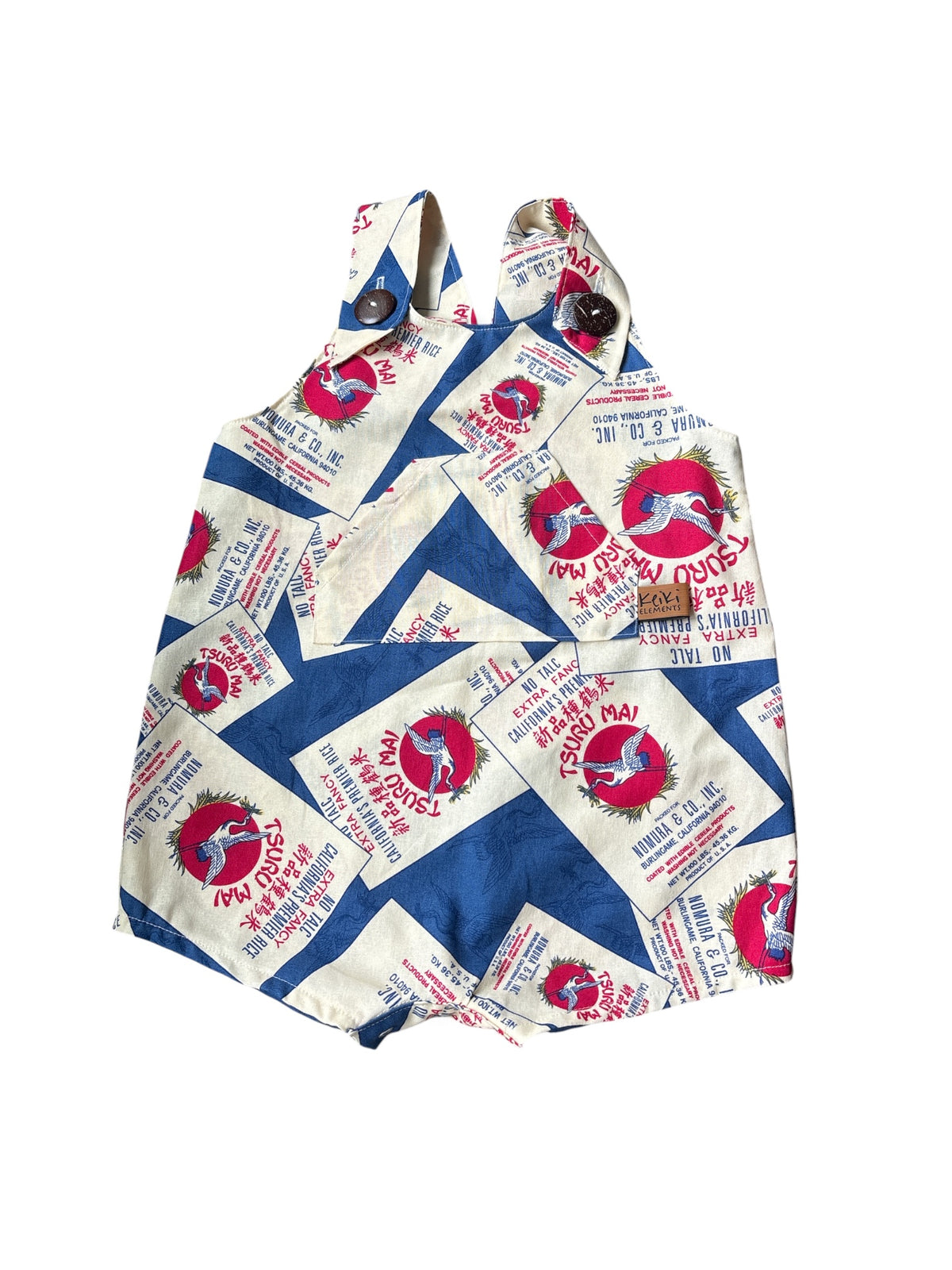 Rice bag overalls- blue