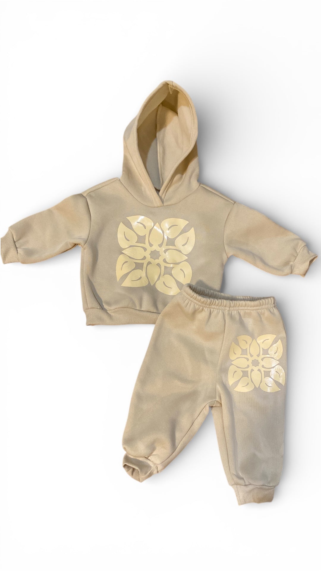 Anthurium Keiki hoodie set Sand