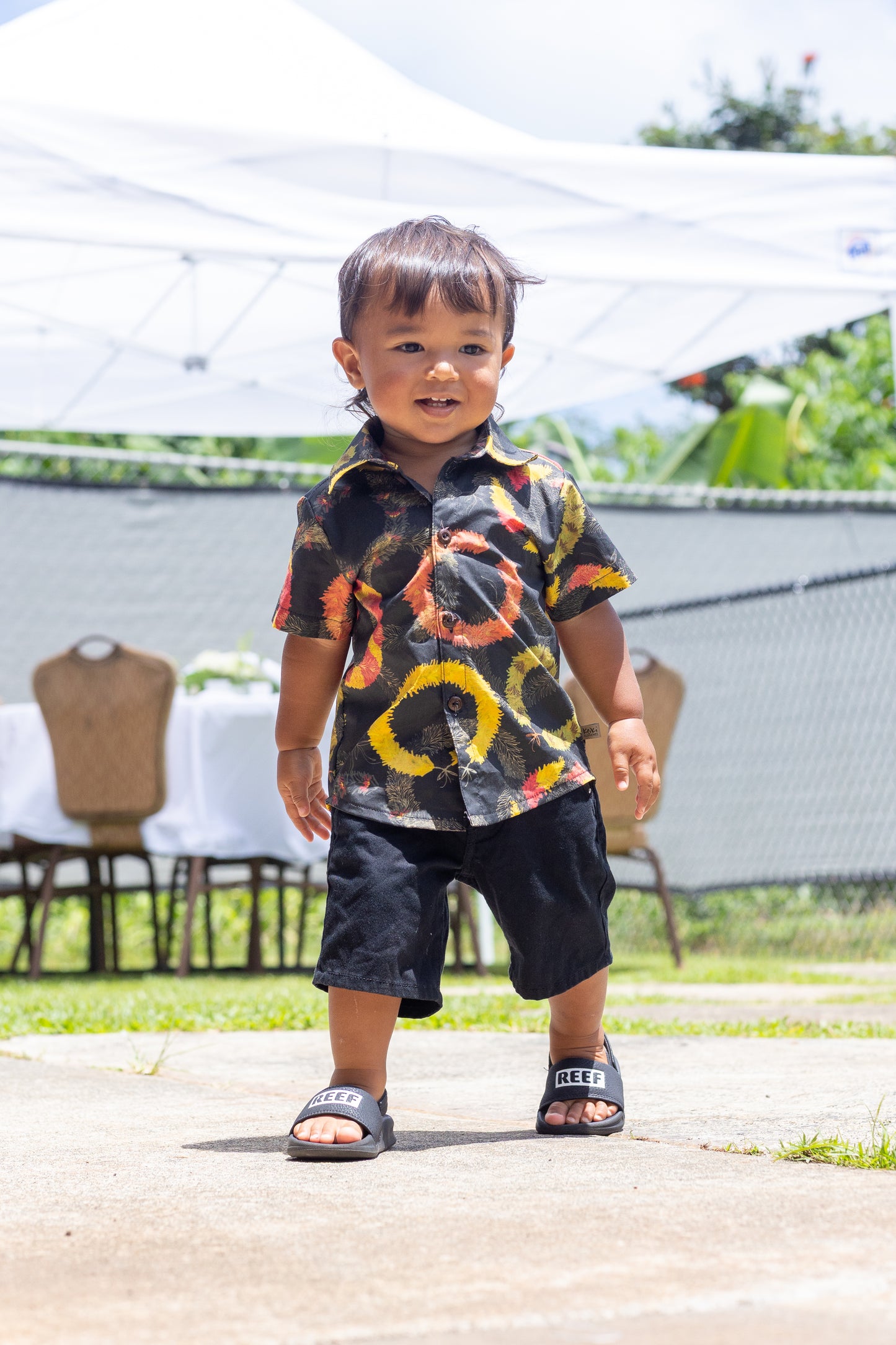 Lei Hulu Keiki aloha shirt