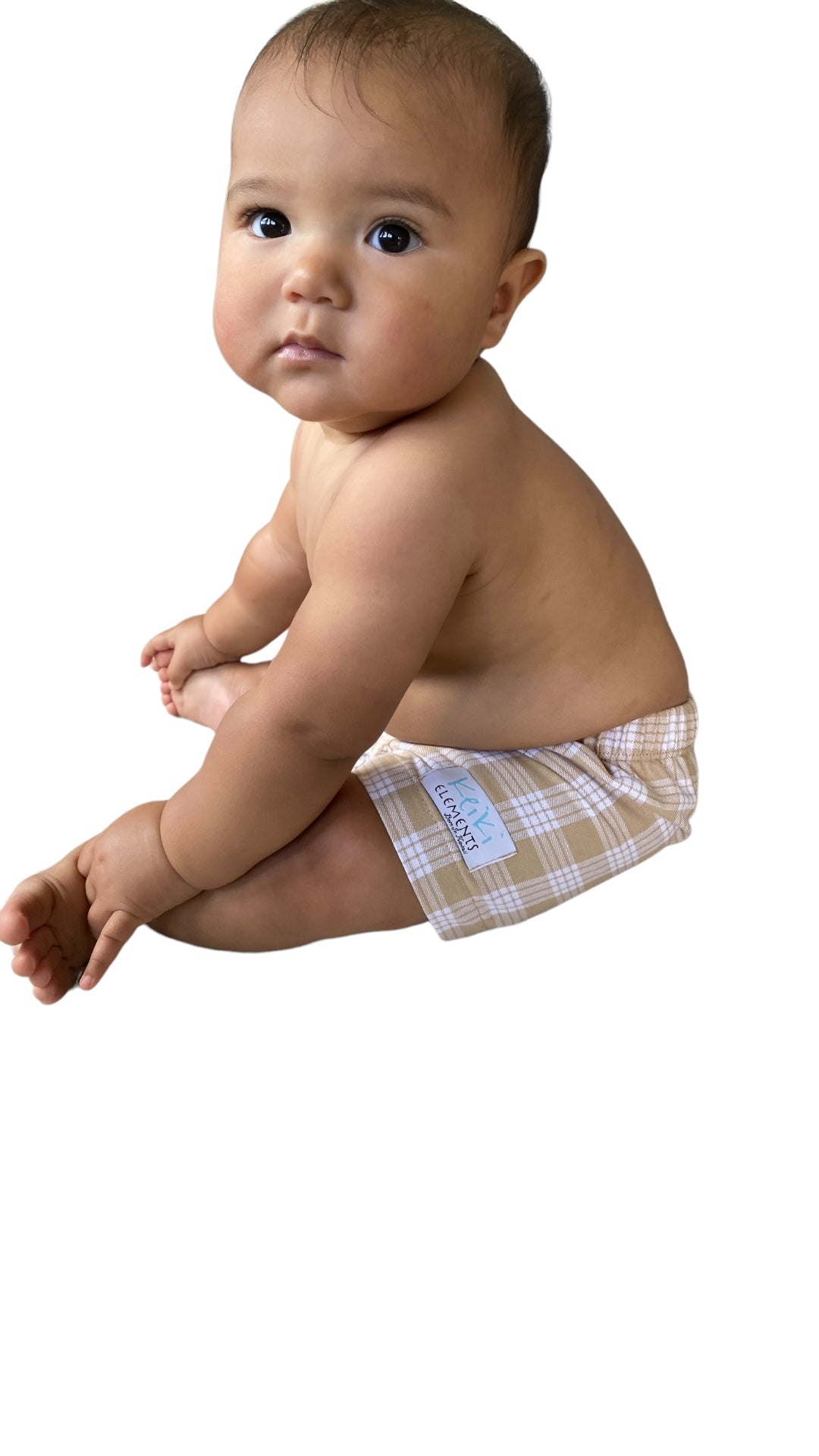 Tan keiki Palaka shorts