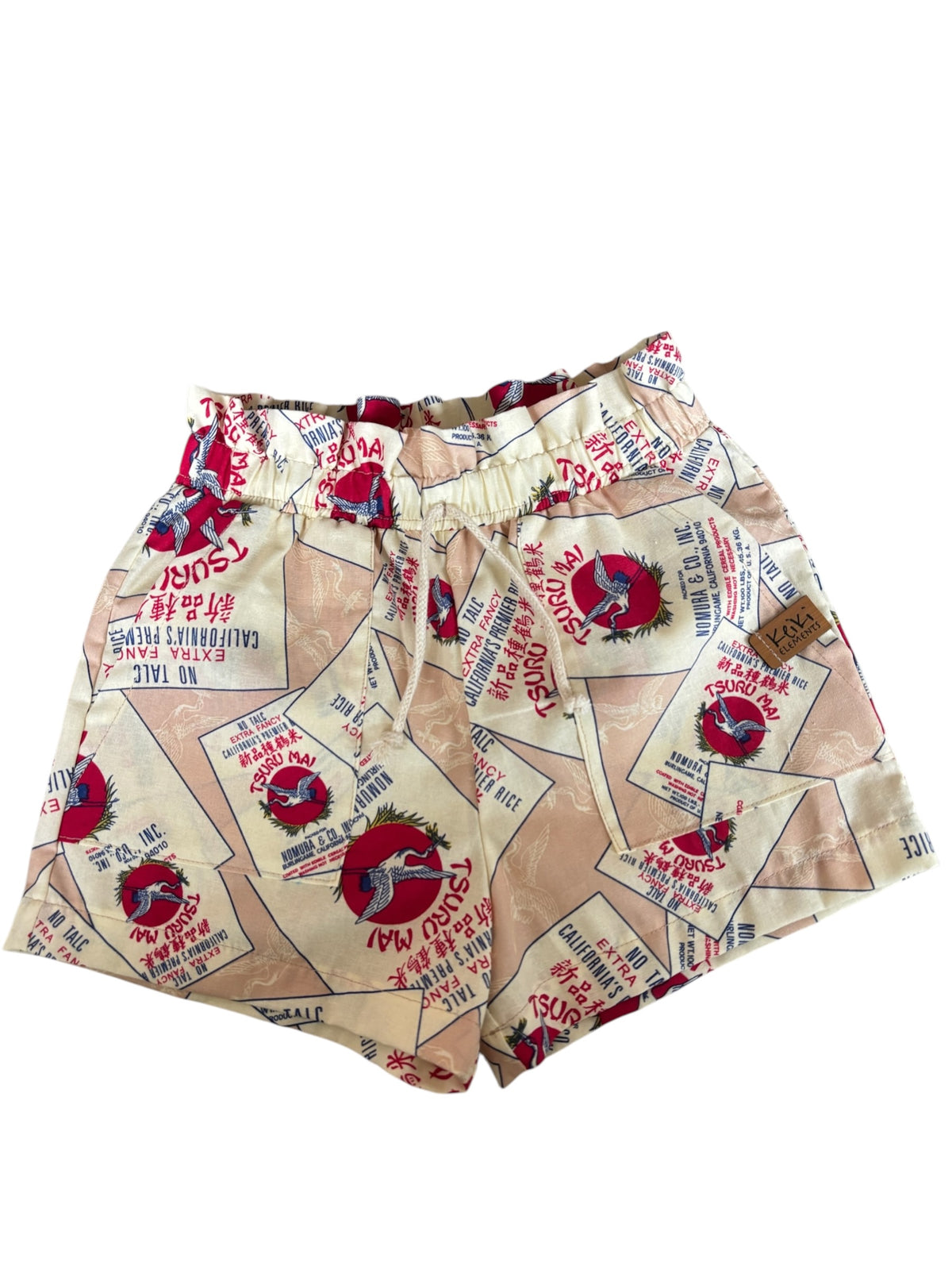 Rice Bag hapa ruffle shorts