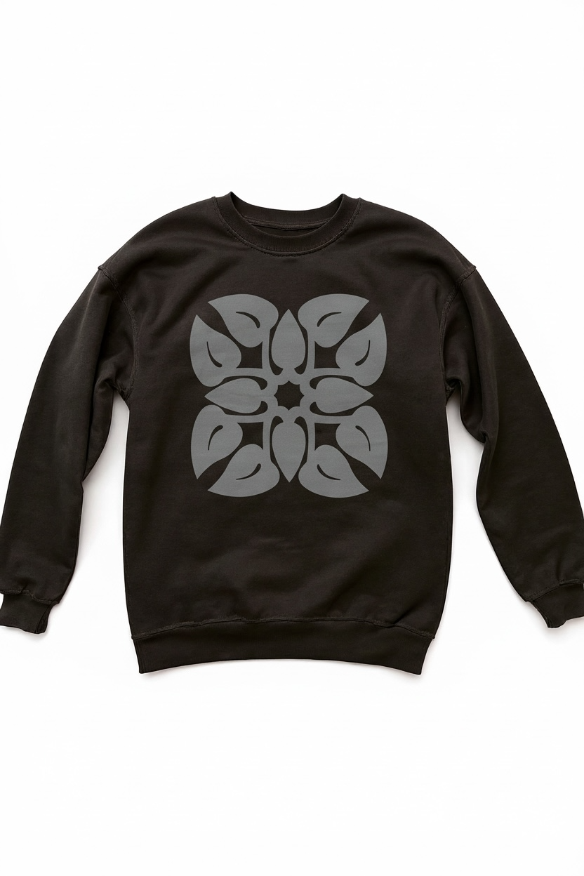 Anthurium quilt women’s Sweatshirt