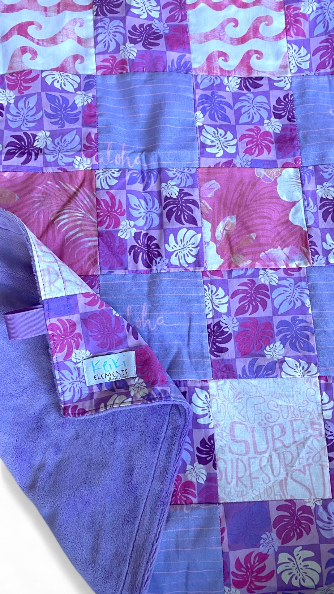 Minky blanket- lovely Lilac