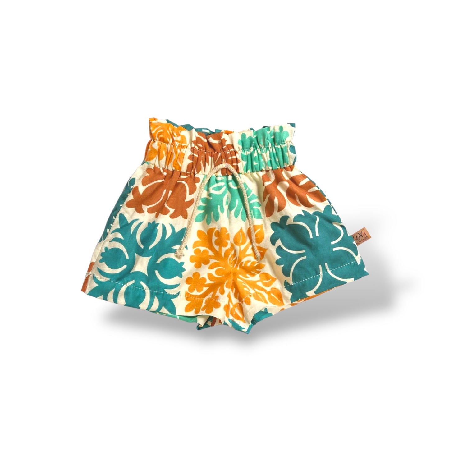 Ruffle shorts pumpkin quilt