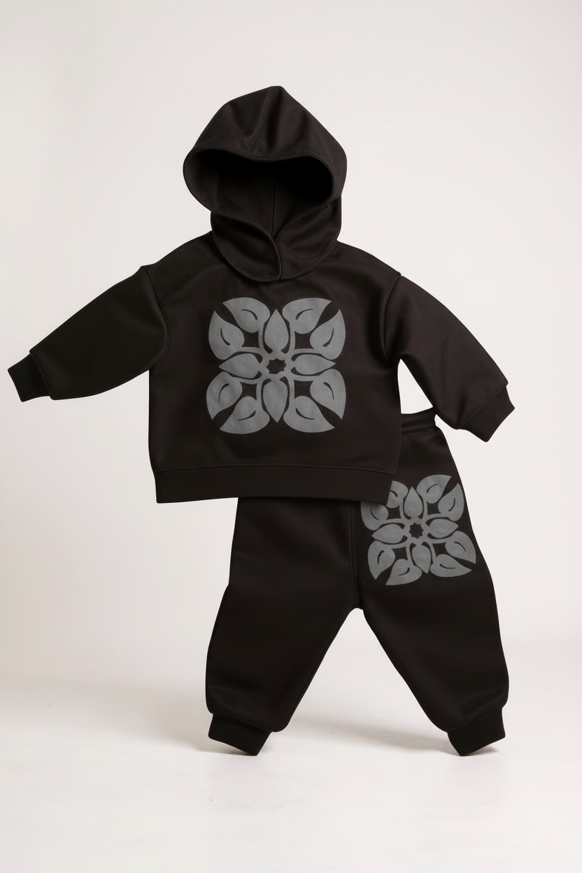 Anthurium Keiki hoodie set black