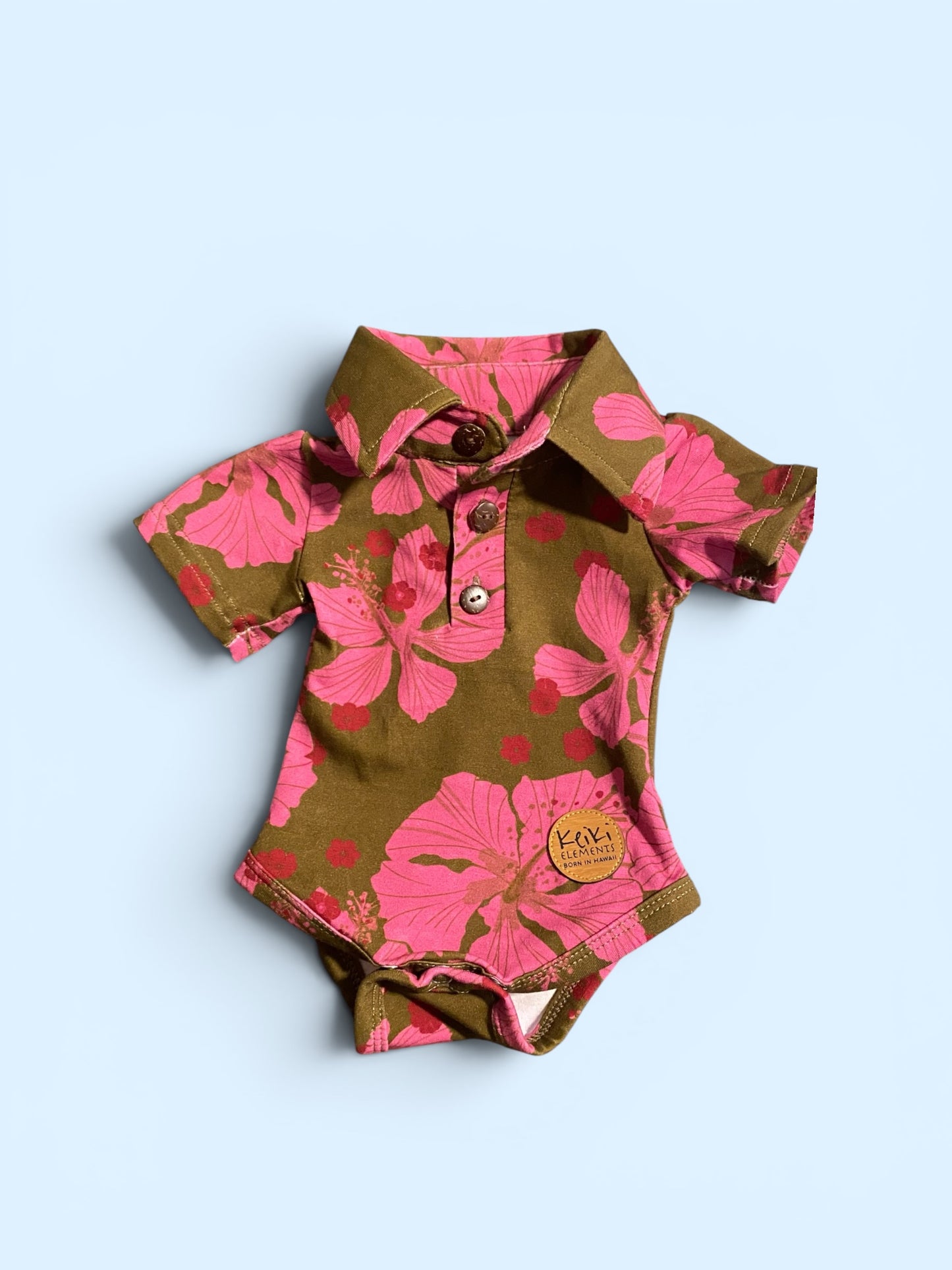 Hibi_blooms onesie polo