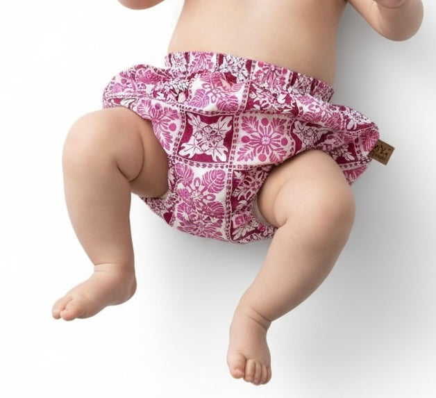 Baby Bloomers pink quilt