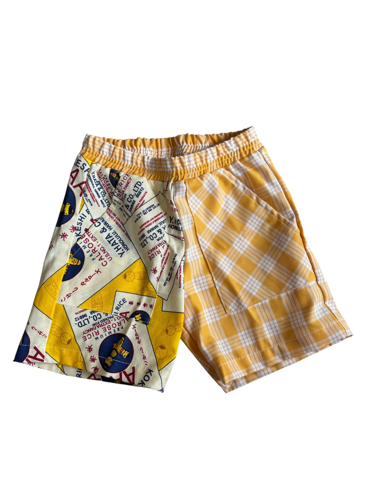 Rice Bag shorts Hapa- yellow
