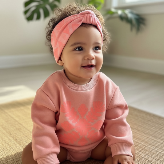 Liko Lehua pink sweater