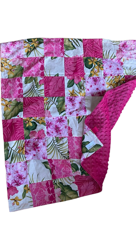 Minky blanket- fruit punch