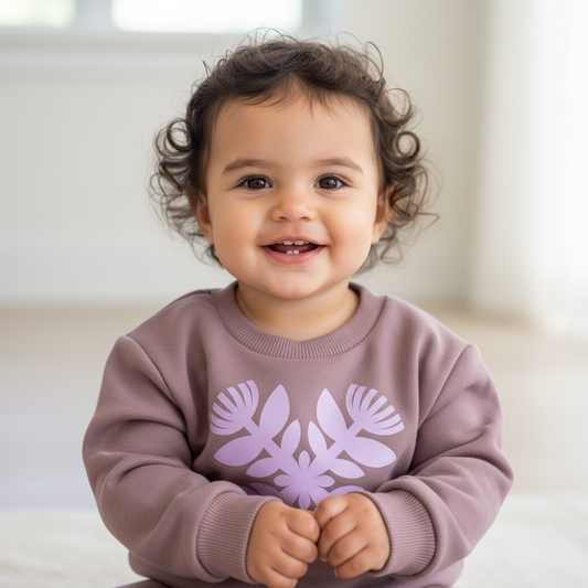 Lehua orchid sweater