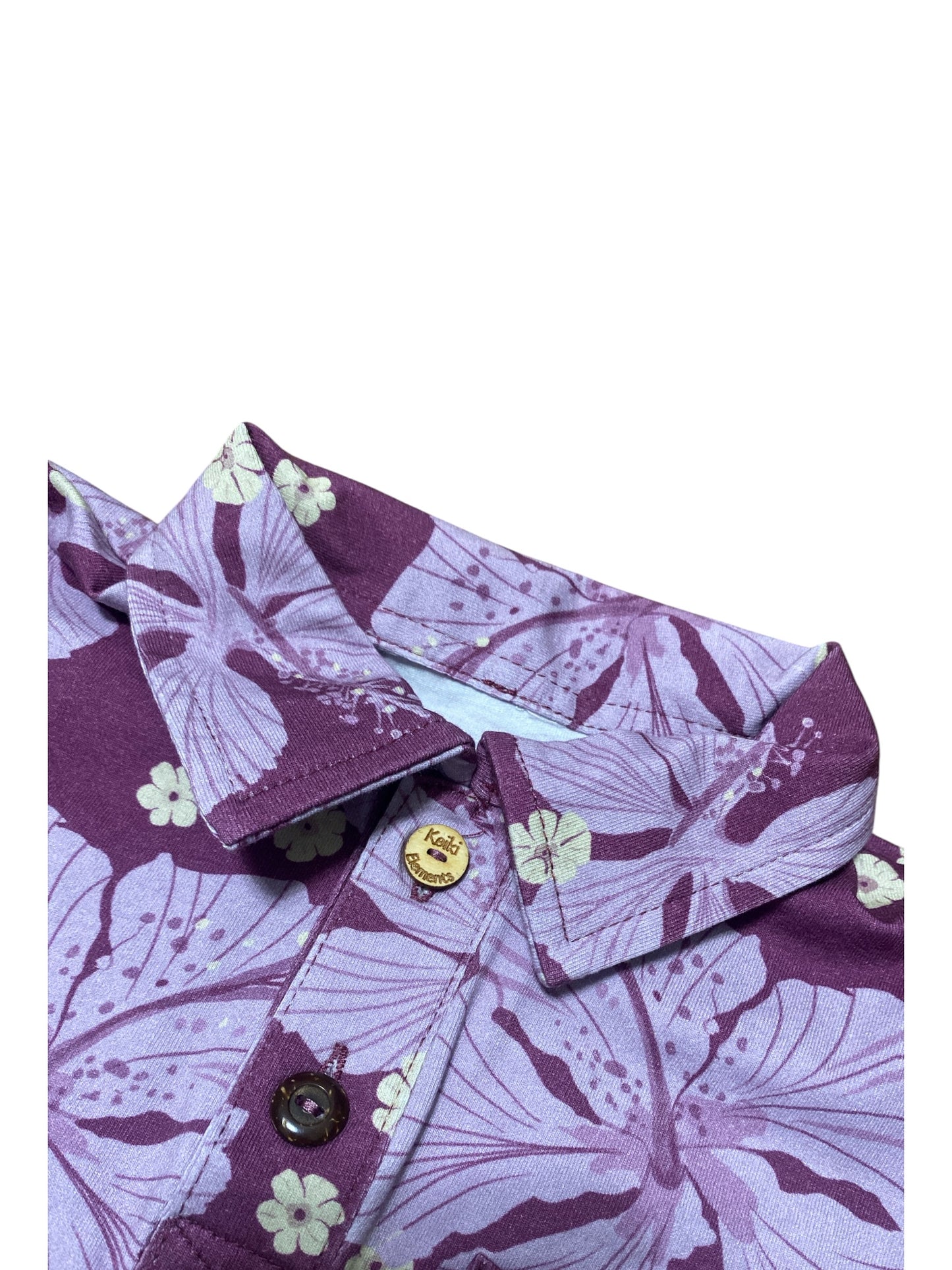 Hibi-blooms Orchid boys polo