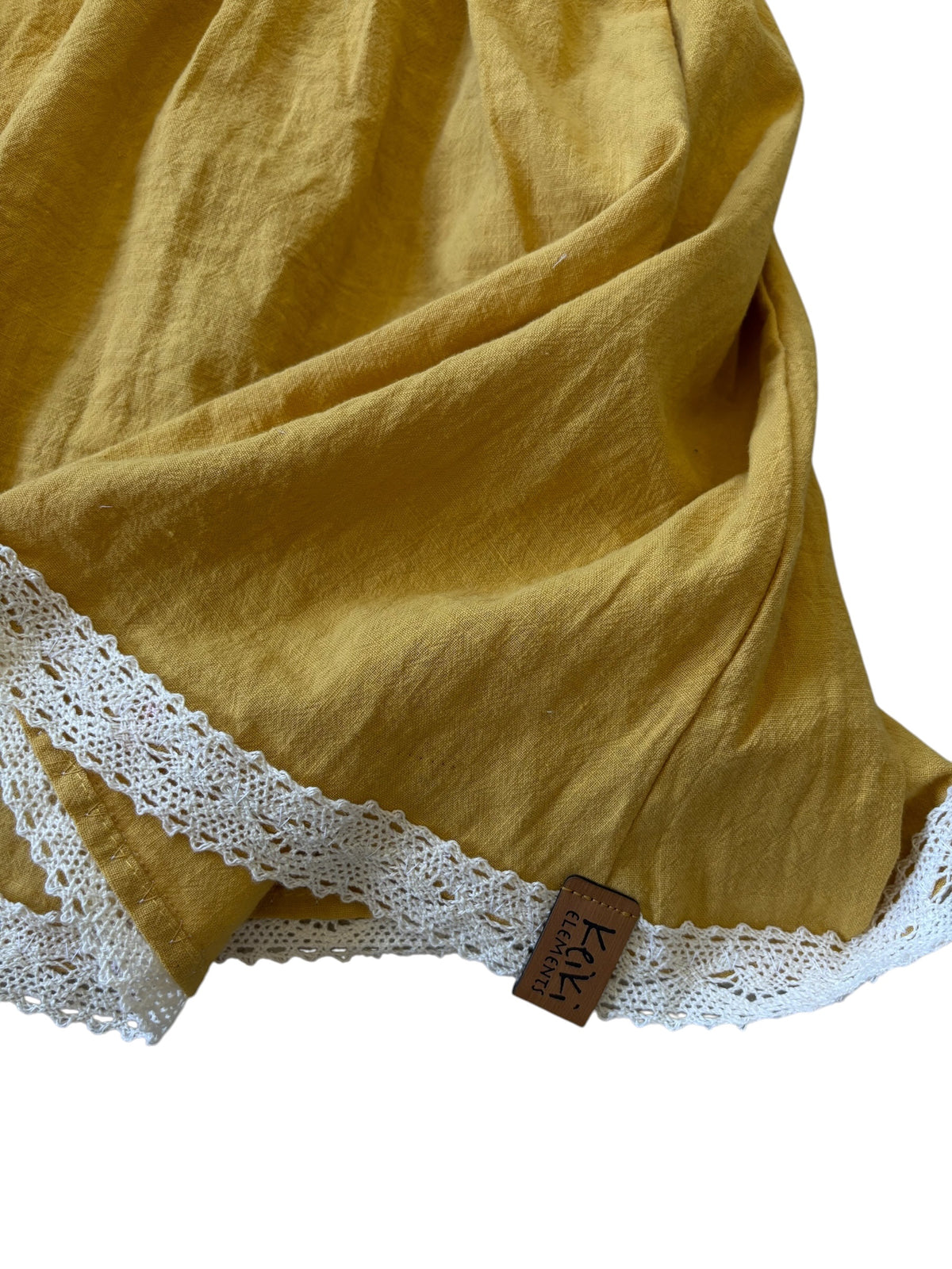 Flutter Dress ulu Mustard-sand