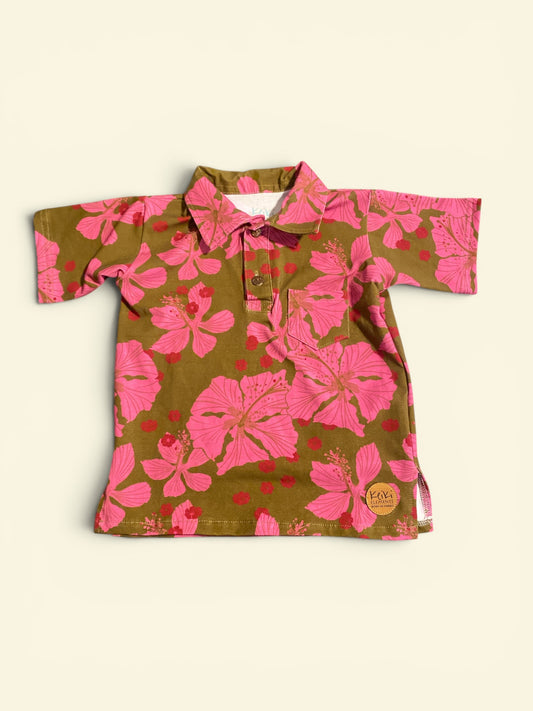 Hibi-blooms boys polo