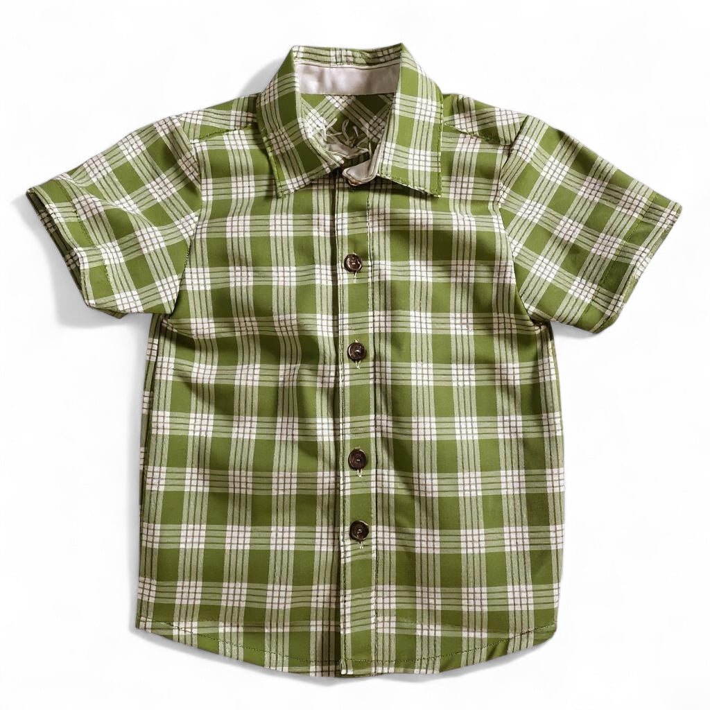 Aloha shirt Avocado palaka