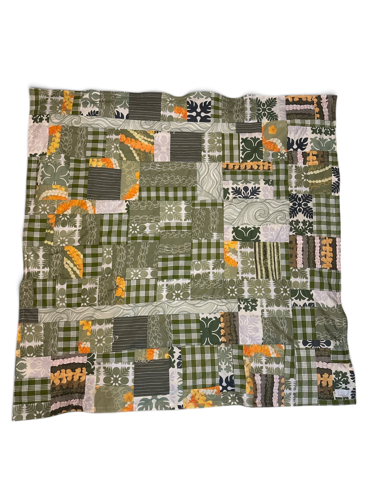 Patchy Green Blanket