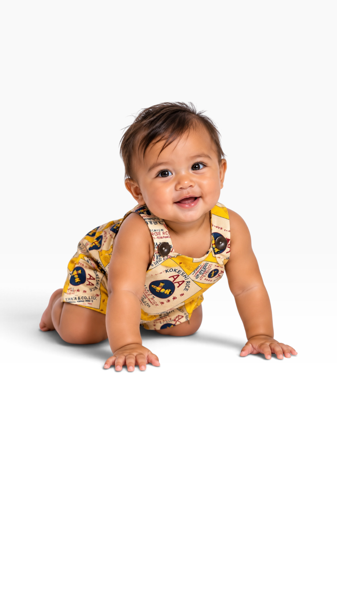 Rice bag overalls- yellow