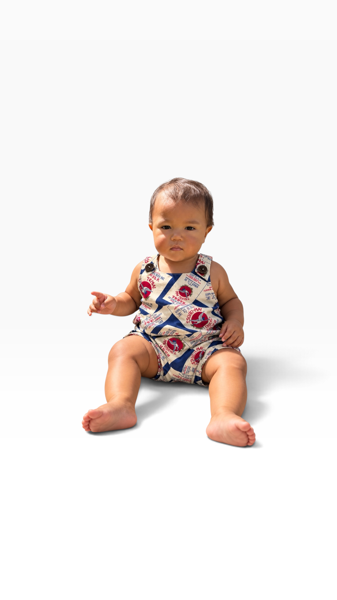 Rice bag overalls- blue