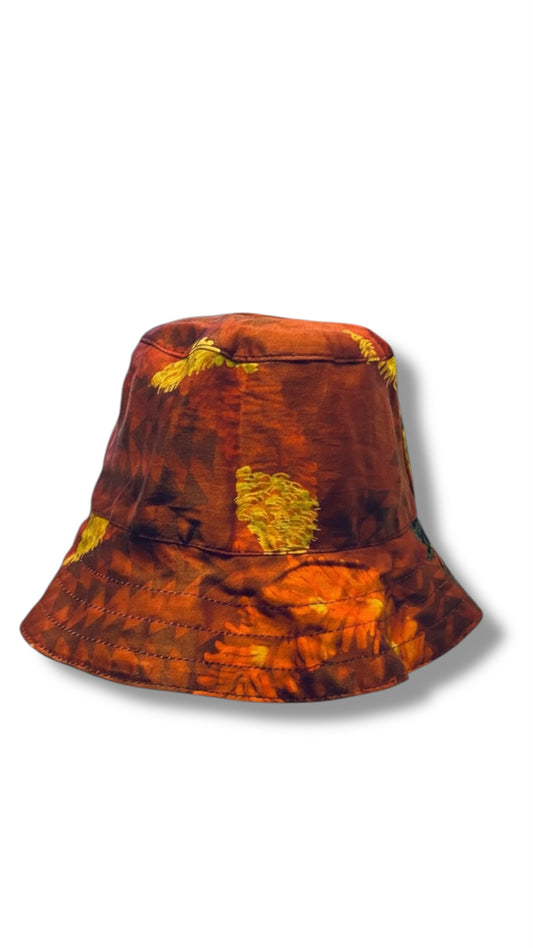 Reversible bucket hat Lei Hulu•lehua