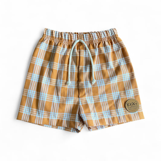 Cotton Shorts Pumpkin Palaka