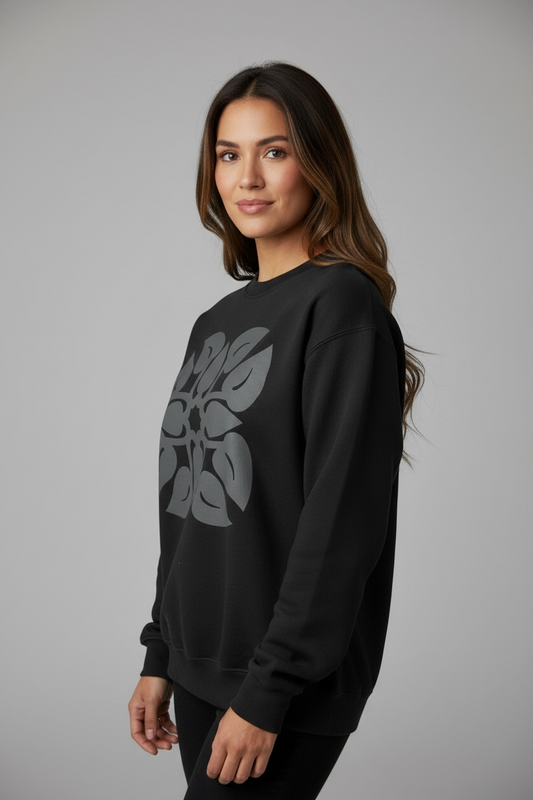 Anthurium quilt women’s Sweatshirt