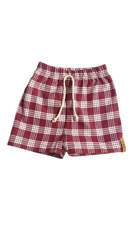 Shorts Maroon Palaka