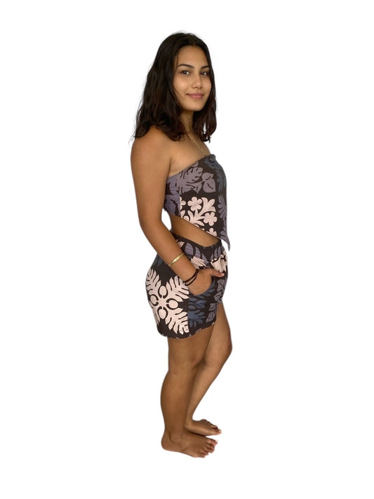 Dark Ube woman shorts
