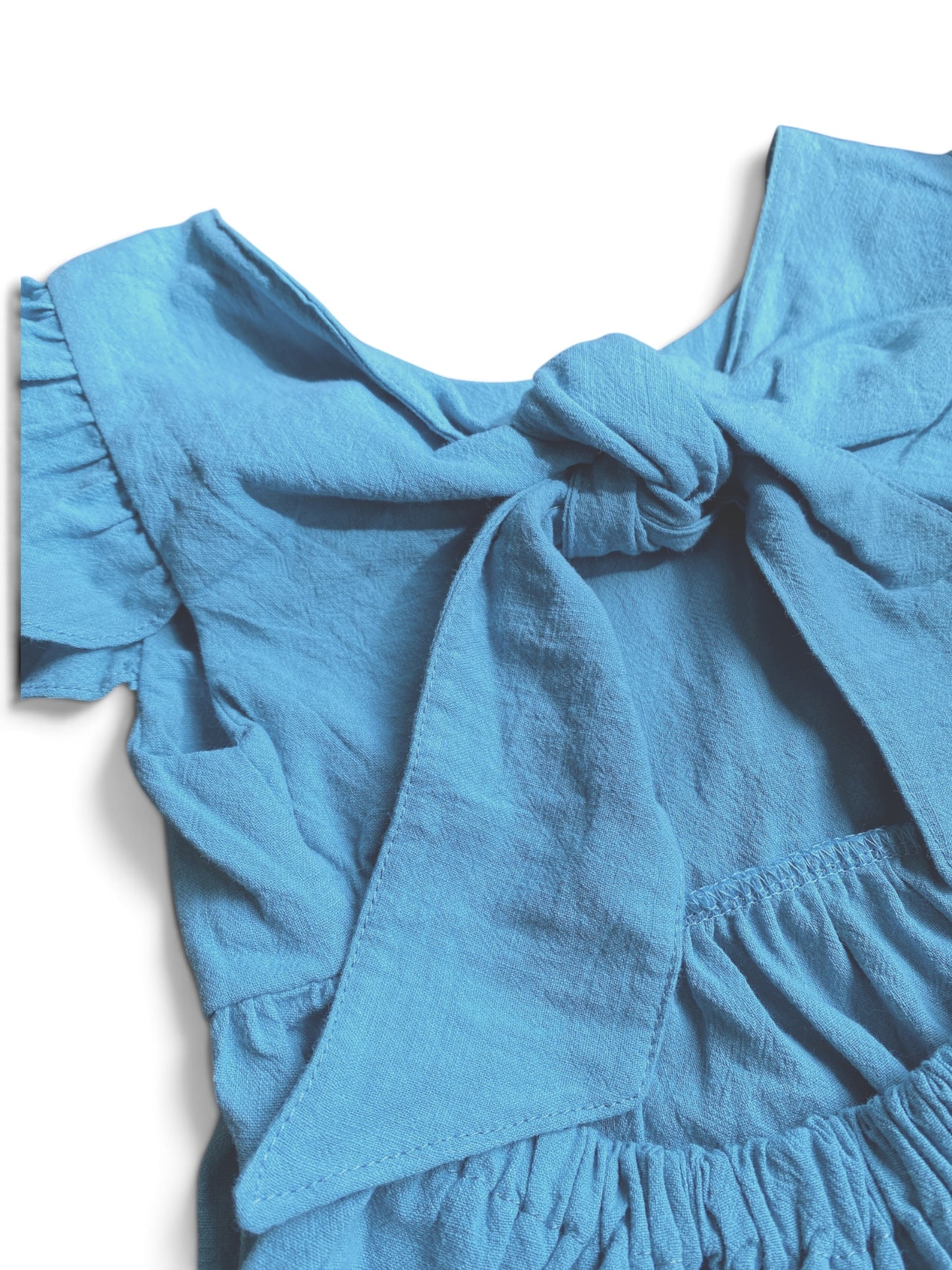 Quilt patch sundress Sky