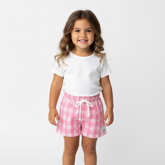 Pink Palaka shorts