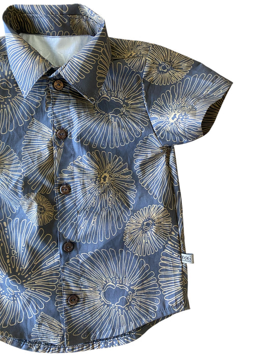 Opihi Gold Keiki aloha shirt