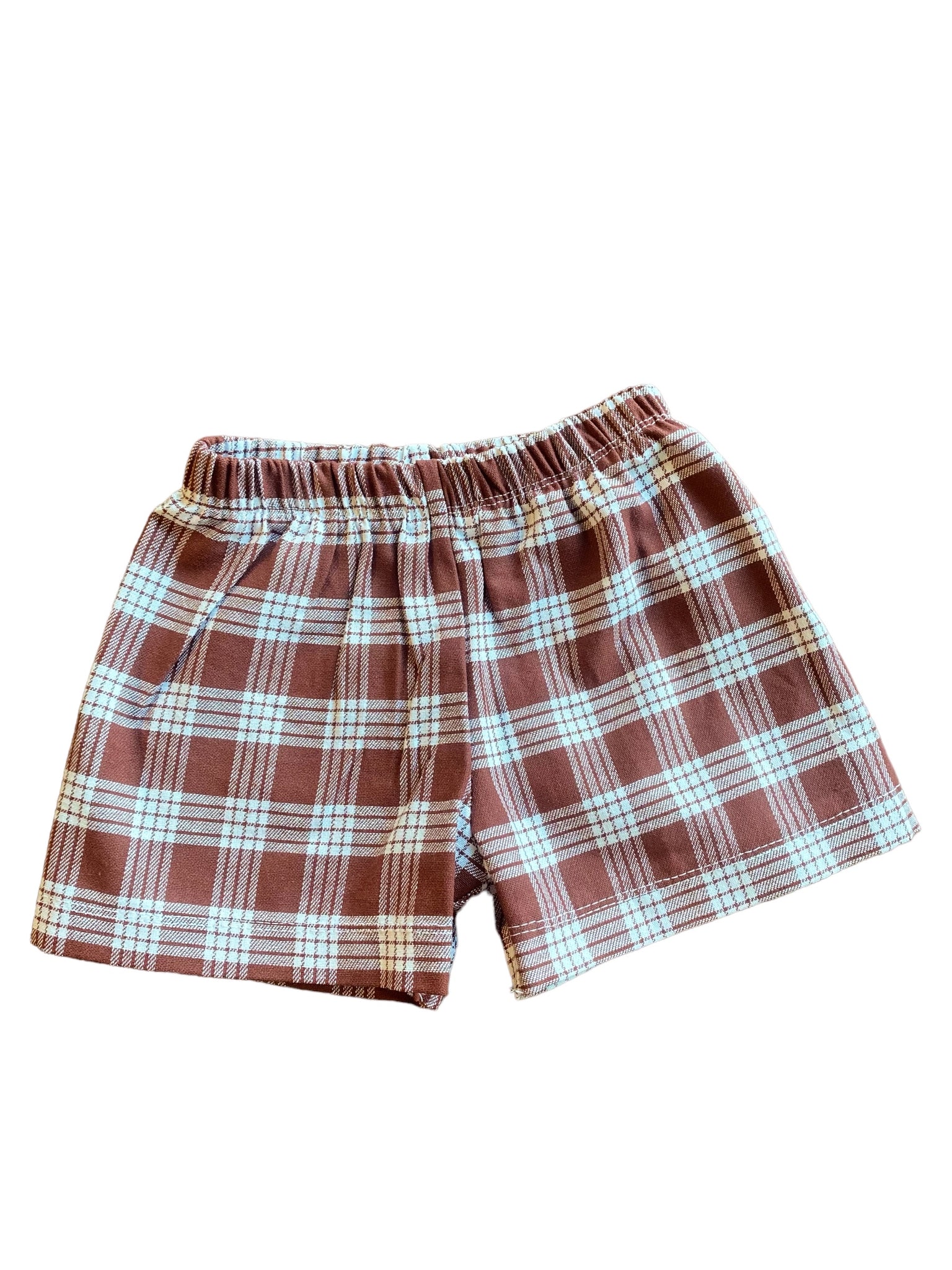 Keiki Brown Palaka shorts