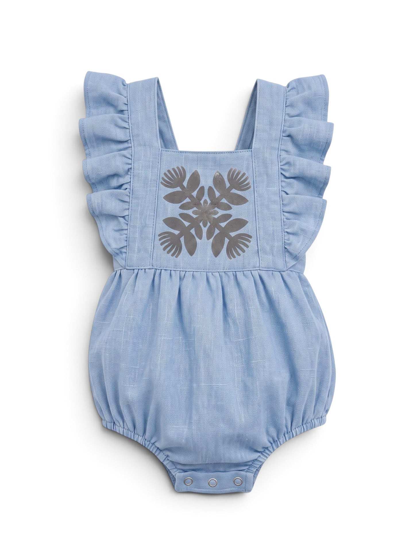 Lehua Kuiki denim romper