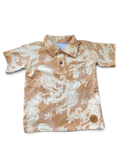 He’e mustard boys polo