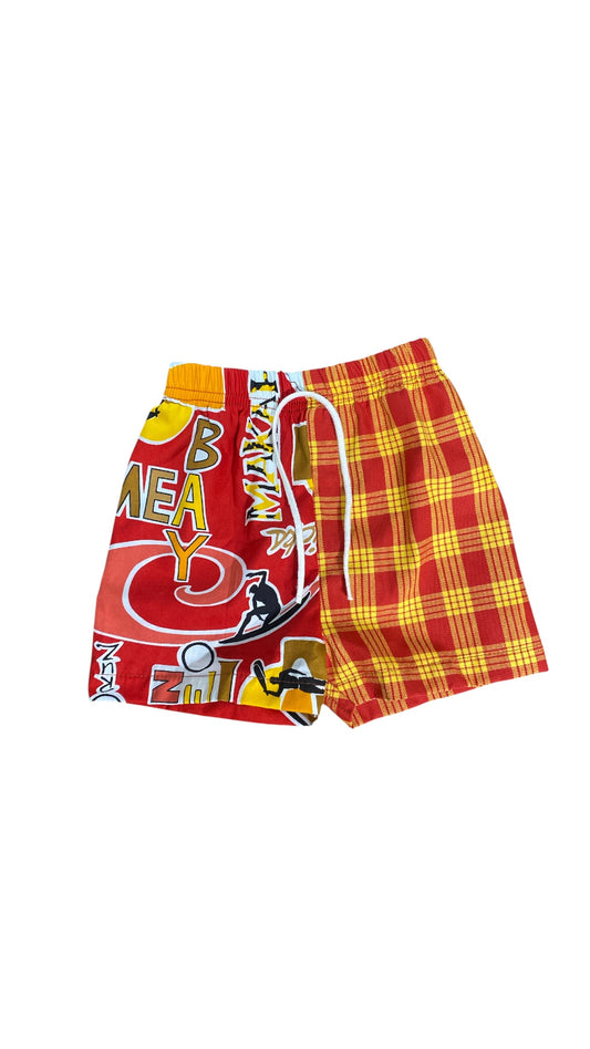 HAPA shorts Surfs Up Red