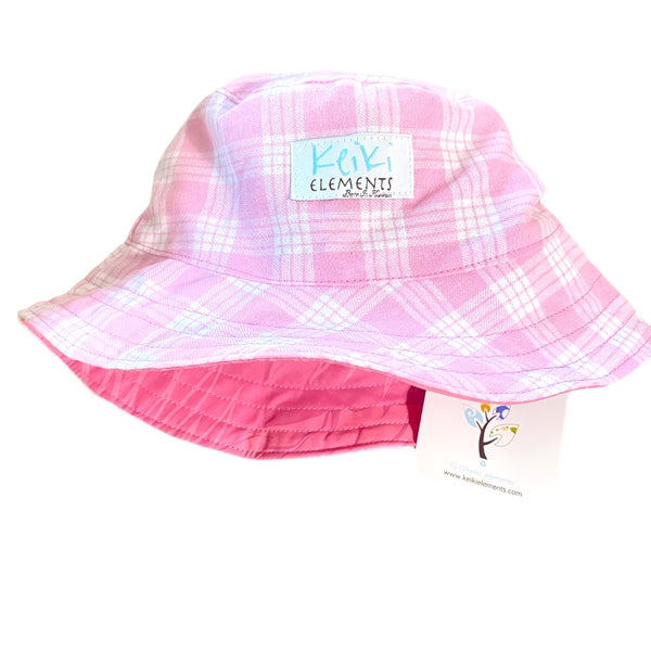 Reversible Bucket hat pink