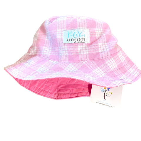Reversible Bucket hat pink