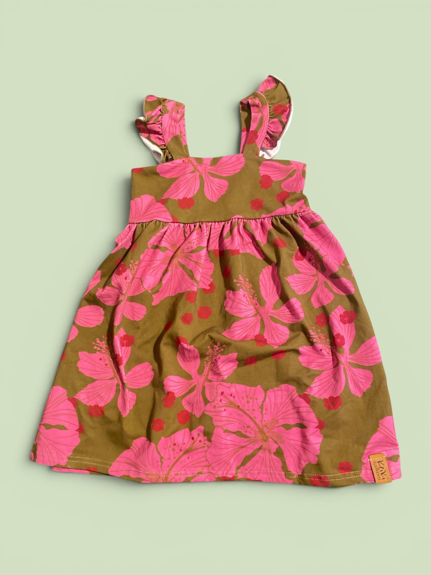 Hibi-Blooms ruffle dress