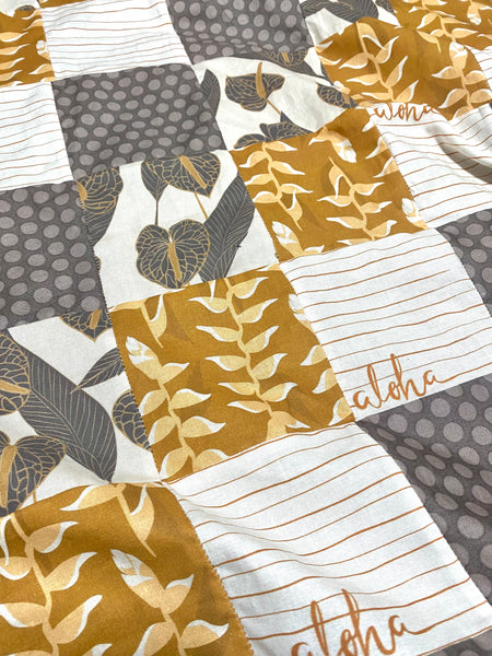Pumpkin Spice minky blanket