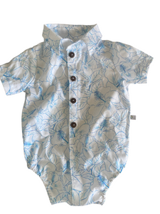 Aloha onesie Handsome Hibiscus