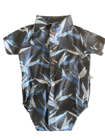 Aloha onesie Paradise blues