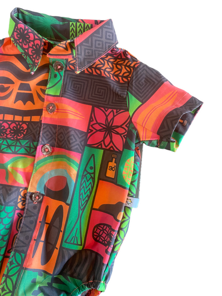 Aloha onesie Tiki Time