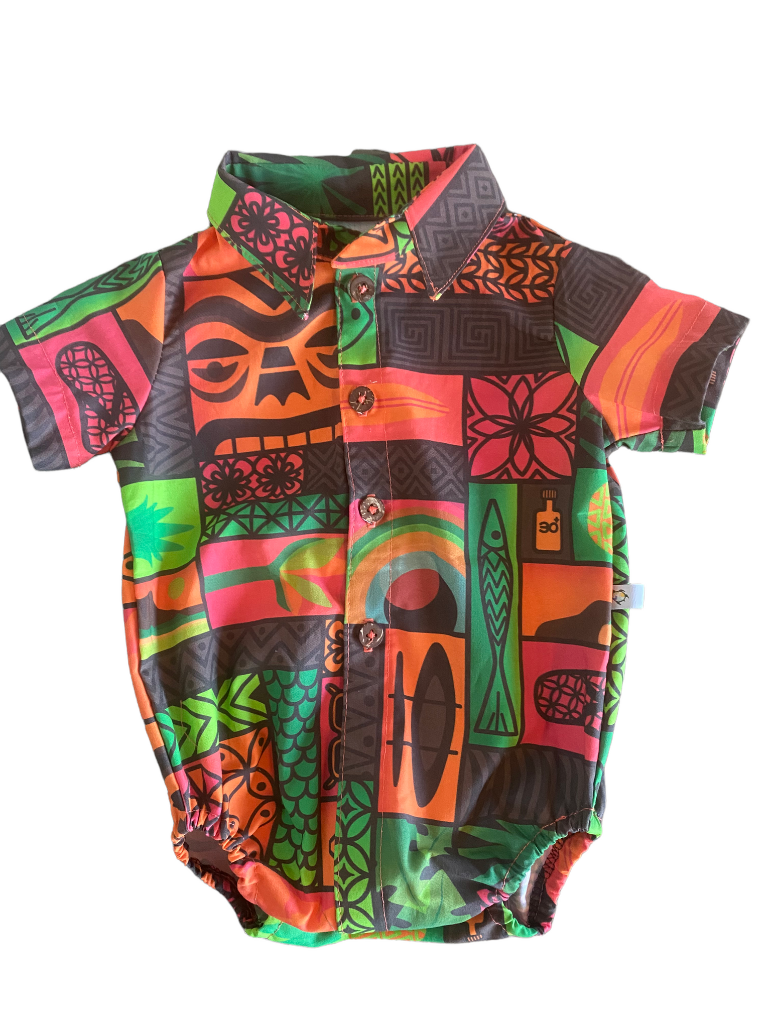 Aloha onesie Tiki Time